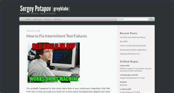 Desktop Screenshot of greyblake.com